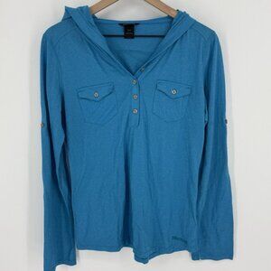 Marmot Women's Laura Long Sleeve Shirt Blue Size Medium